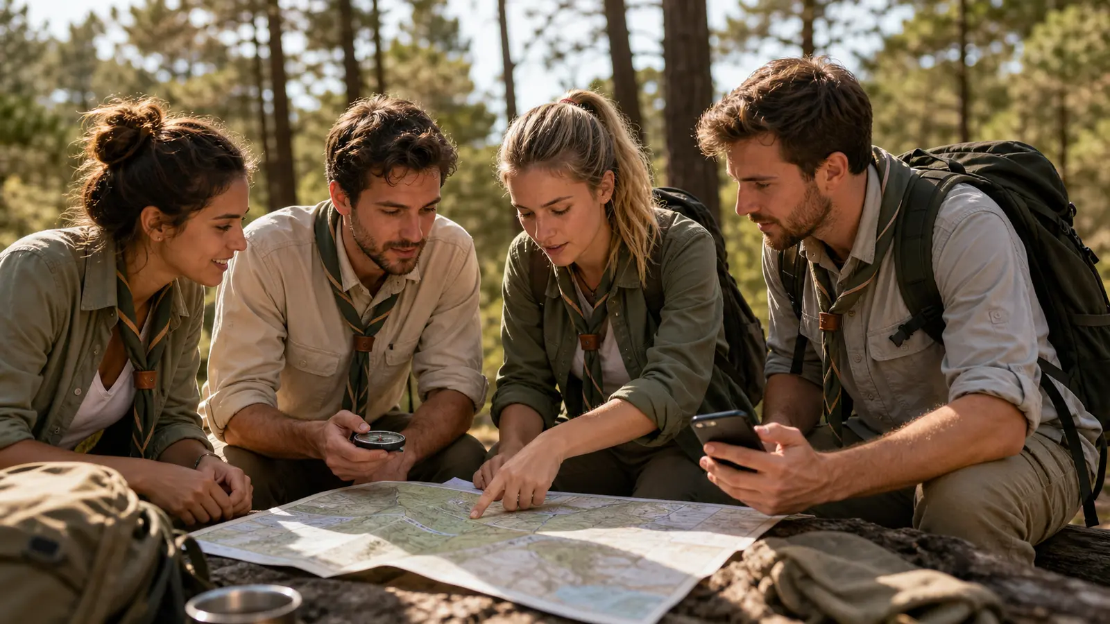 Scout Camp Treasure Hunt: Plan an Outdoor Adventure with Questovery