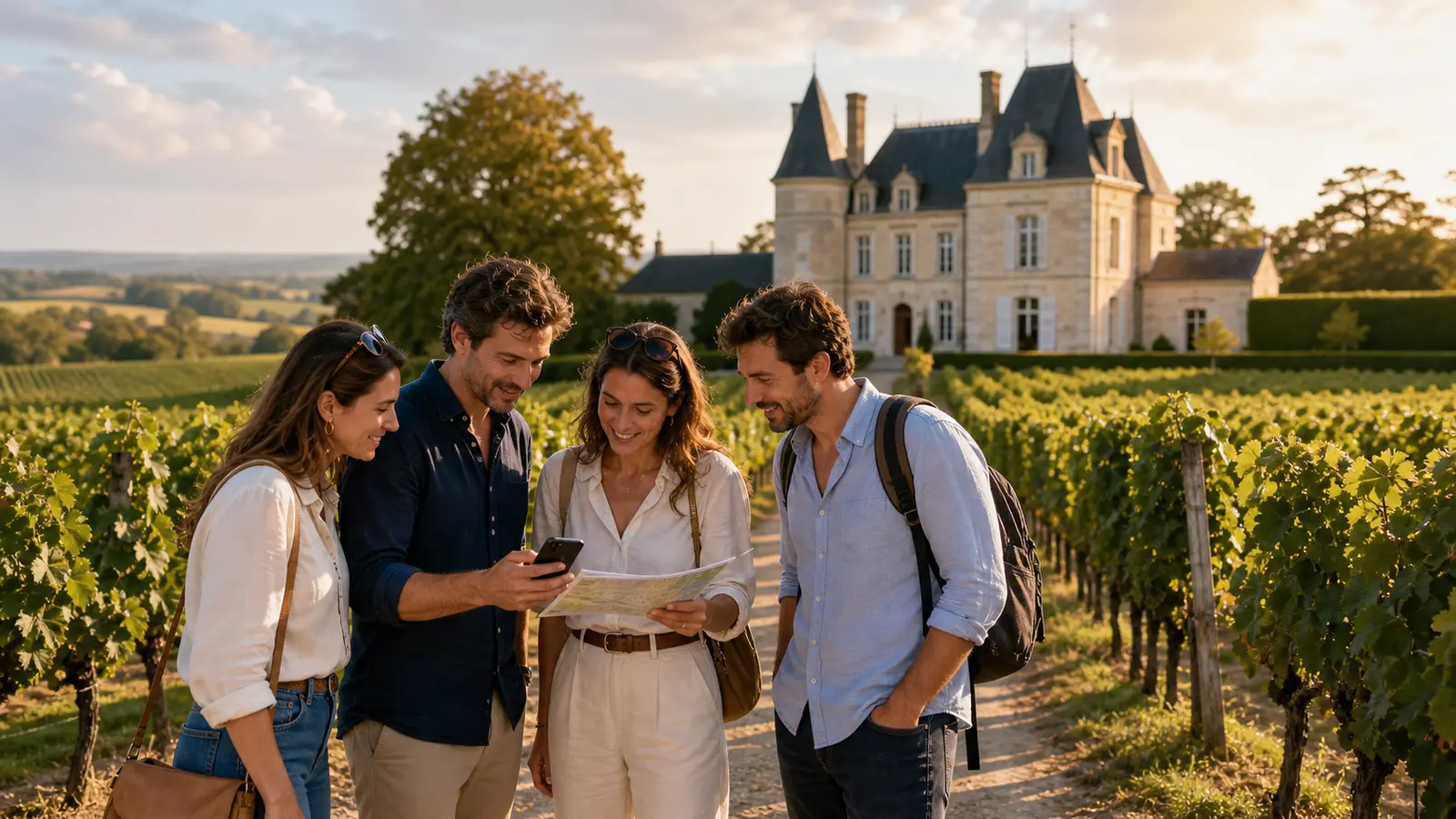 Create a Scavenger Hunt in a Wine Estate: the Bordeaux Vineyard Example